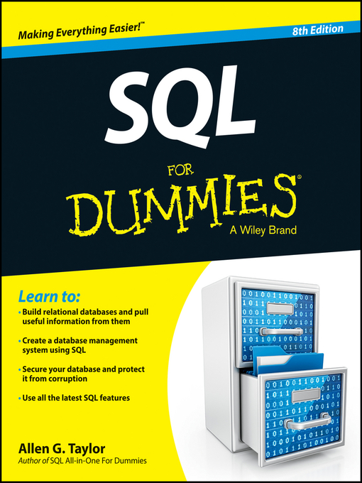 Title details for SQL For Dummies by Allen G. Taylor - Wait list